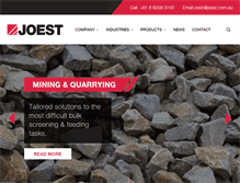 Tablet Screenshot of joest.com.au